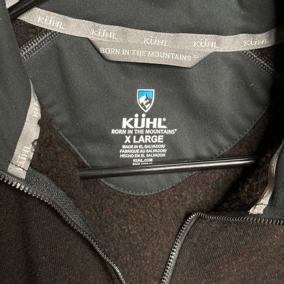 KÜHL Revel 1/4 Zip Kashmira Sweater Mens XL - Picture 3 of 3